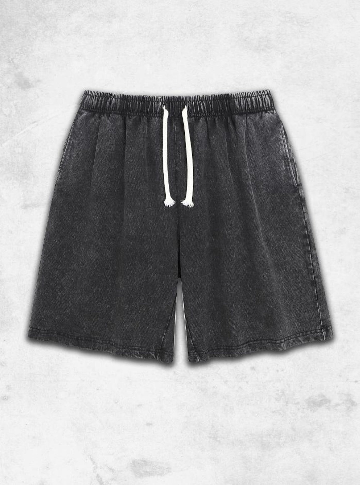 Men's Washed Drawstring Shorts